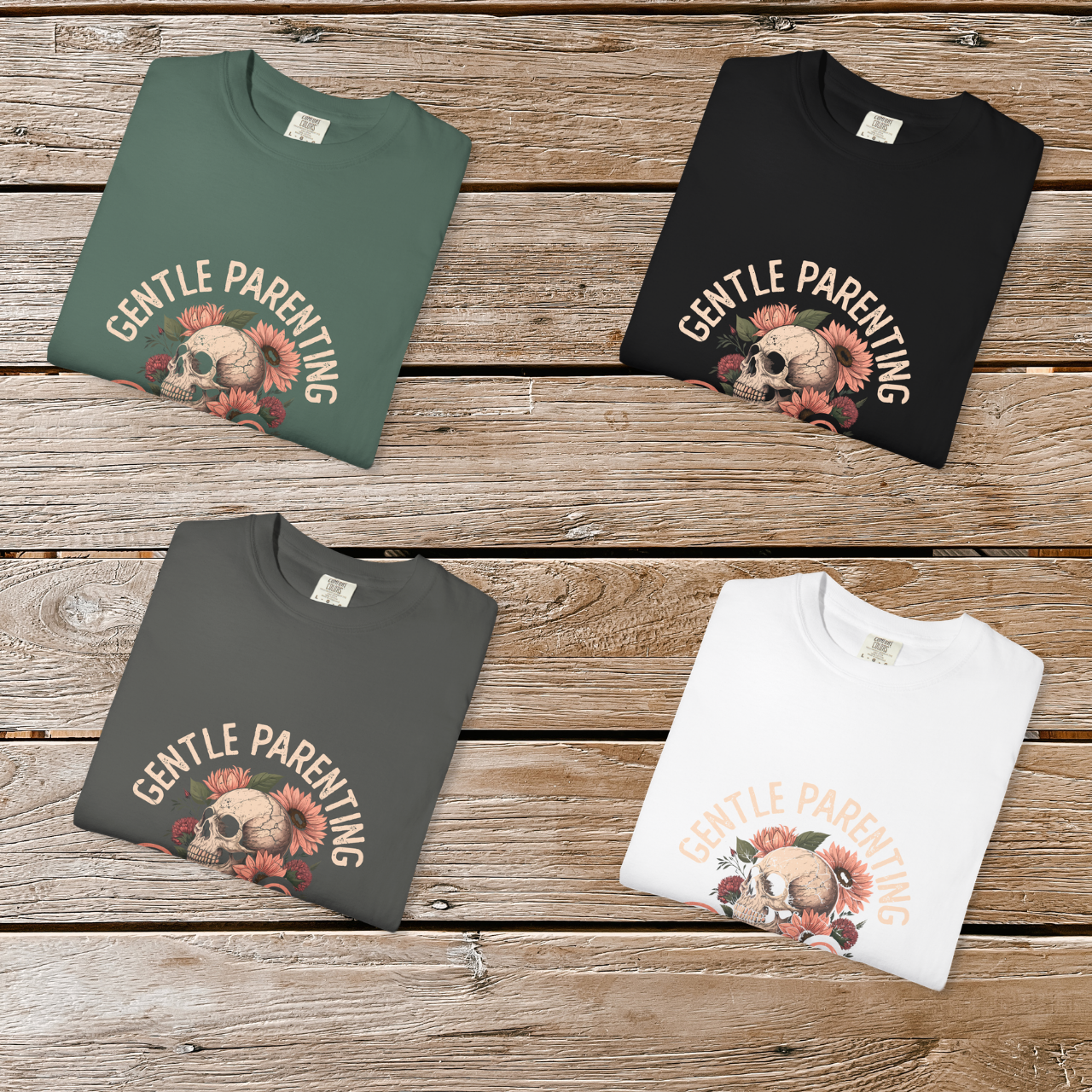 Gentle Parenting “Drop Out” Floral T-Shirt