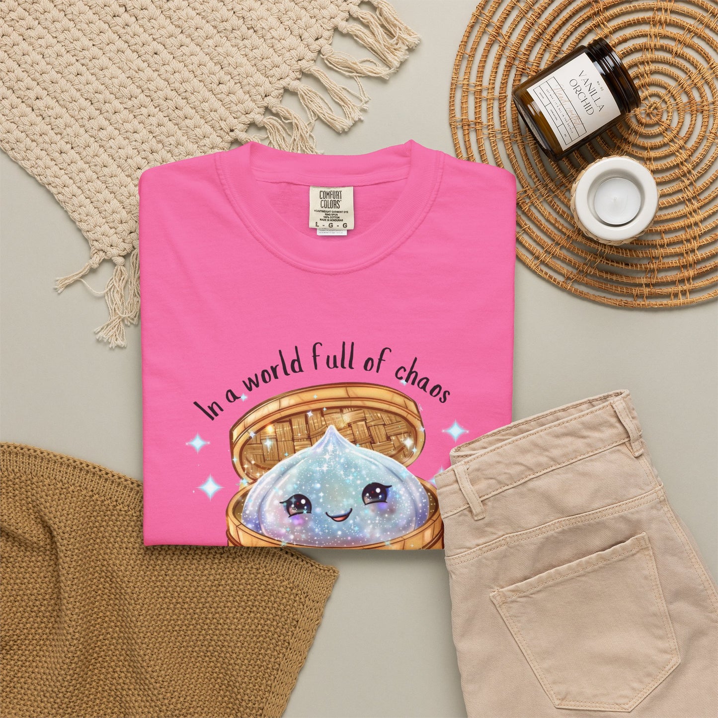 In a World Full of Chaos, Be a Glitter Dumpling™ Graphic Tee | Viral Squishy Inspired Shirt