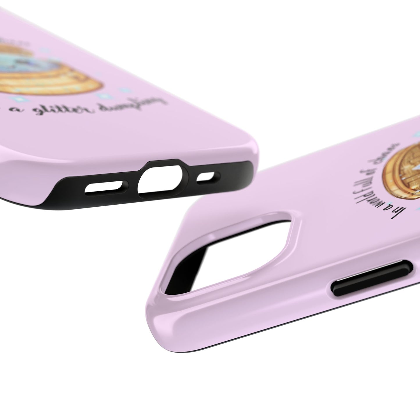 Tough Phone Case — "Be a Glitter Dumpling" Cute Kawaii Phone Protector