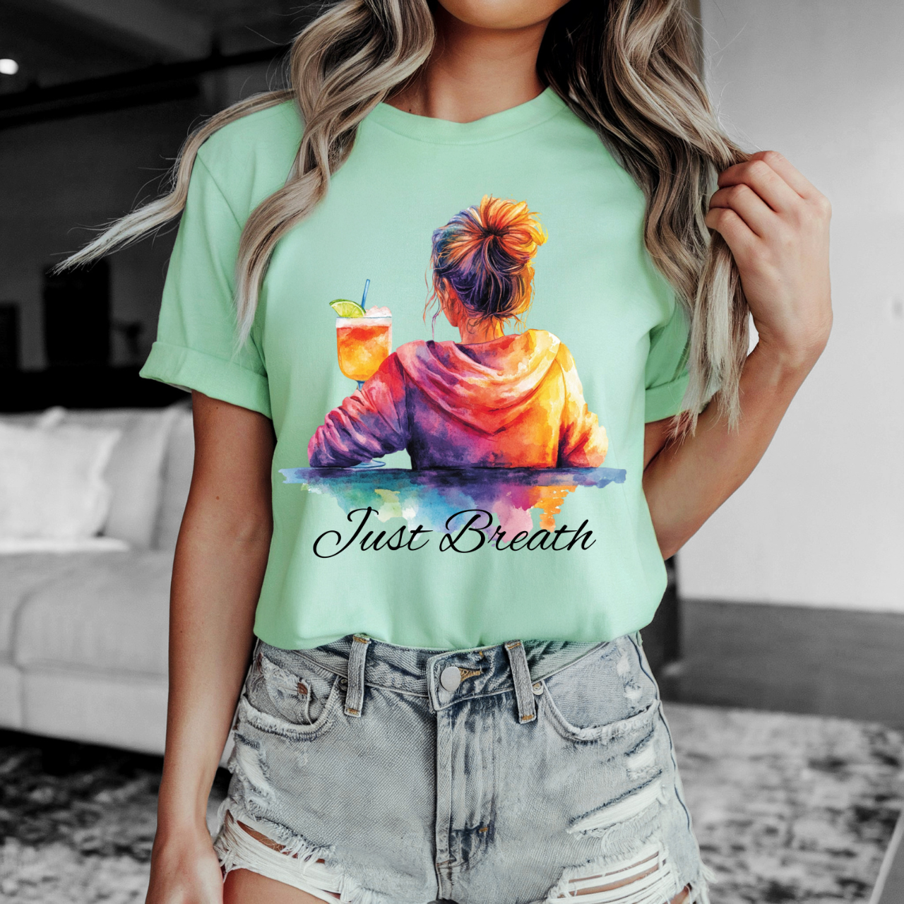 Just Breath Stylish Tee