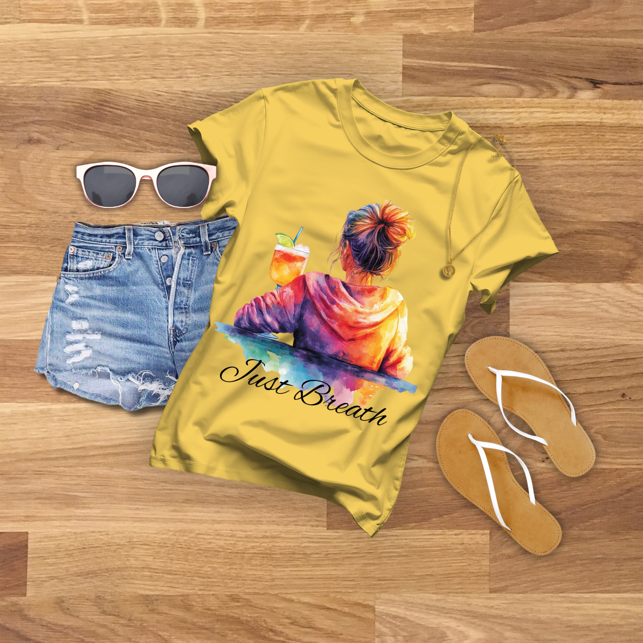 Just Breath Stylish Tee