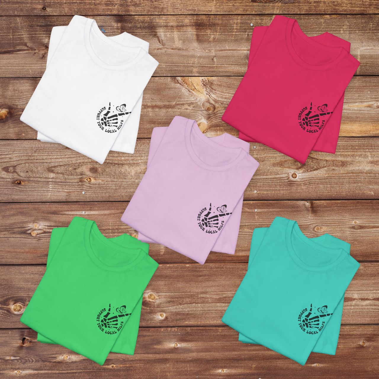 Support Your Local MILFs T-Shirt — Retro Groovy