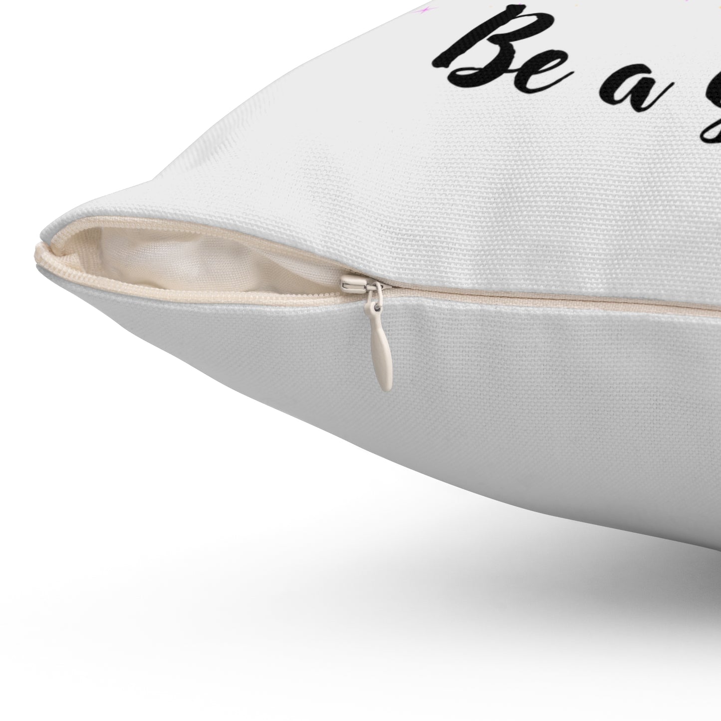 Be a Glitter Dumpling Pillow — Cute Decorative Throw Pillow